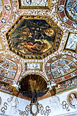 Mantova, Palazzo Te - Camera delle Aquile. La sommit della copertura  dominata dall'ottagono centrale in cui  dipinta la Caduta di Fetonte. 